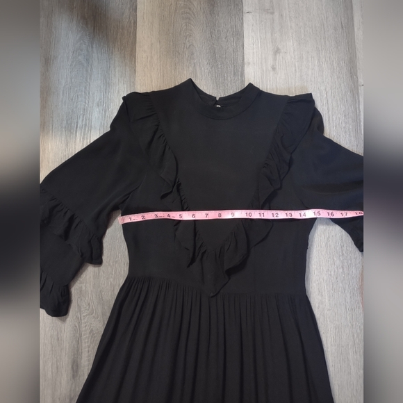 Christy Dawn Bijou Black Imperfect Maxi Ruffle Dress Sz XS - Picture 6 of 14